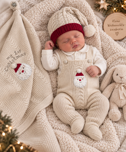 Merry Christmas – 5-teiliges Strick-Set von Nipperland Creme