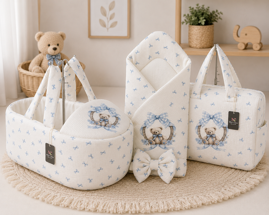 Babytragetasche Set Schleifenbär