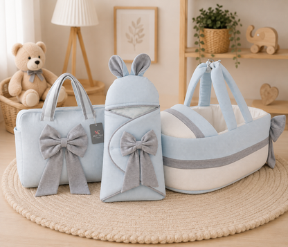 Babytragetasche Set Schleife