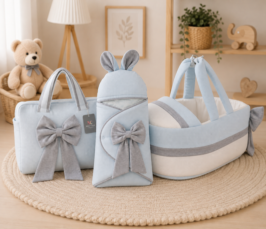 Babytragetasche Set Schleife