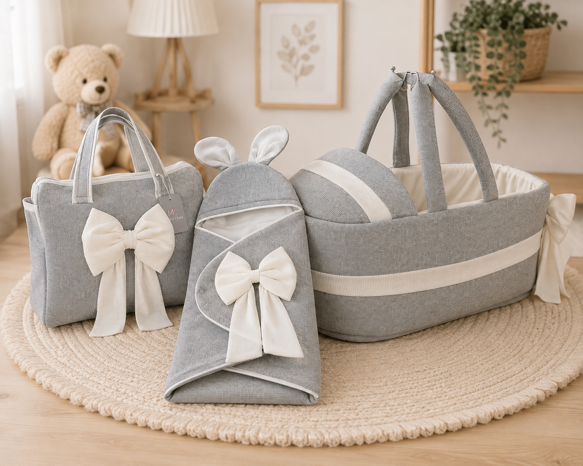 Babytragetasche Set Schleife