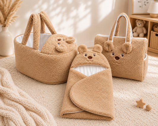 Babytragetasche Set Teddy