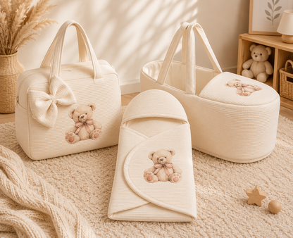 Babytragetasche Set Teddybär