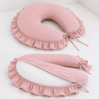 Stillset Rüschen Rosa