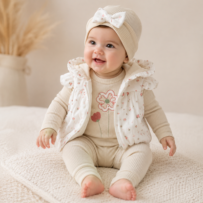 Baby Mädchen Outfit Blumen