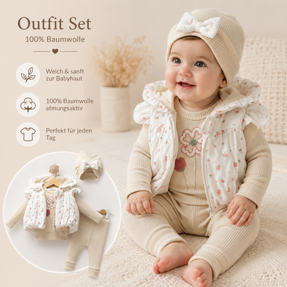 Baby Mädchen Outfit Blumen