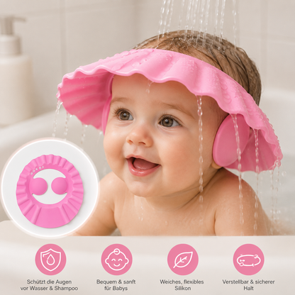 Baby Duschmütze Spritzschutz