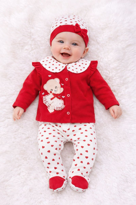 Mädchen Babyset 5-teilig – liebevoll & süß ❤️👶