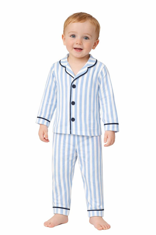 Jungen Pyjama – gestreift & bequem 🌙👦