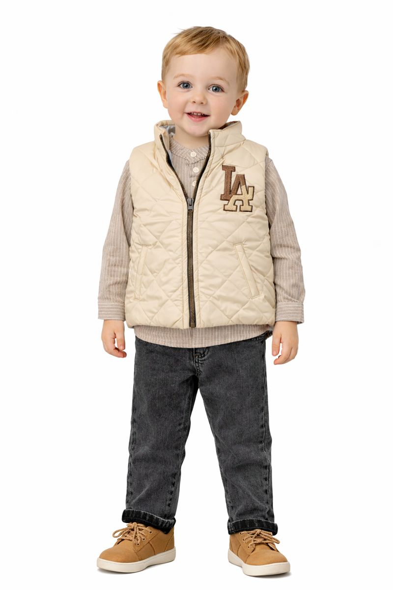 Jungen 3-teiliges Outfit – Hose, Hemd & Weste