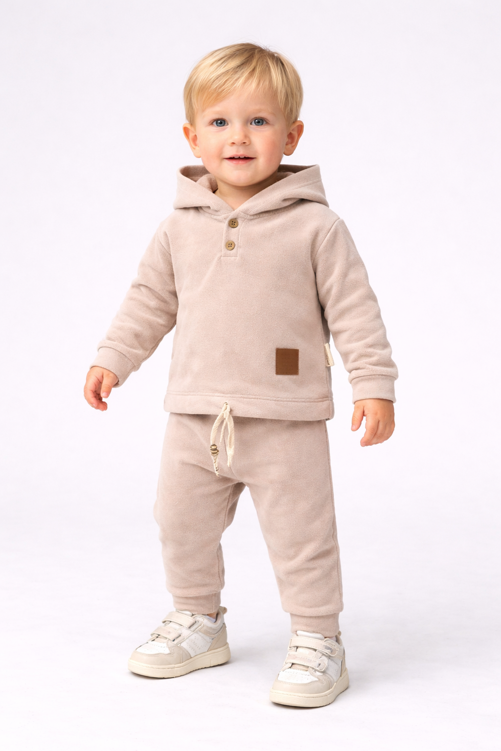 Baby Jungen Jogging Set mit Hoodie – 2-teilig, in 2 Farben erhältlich