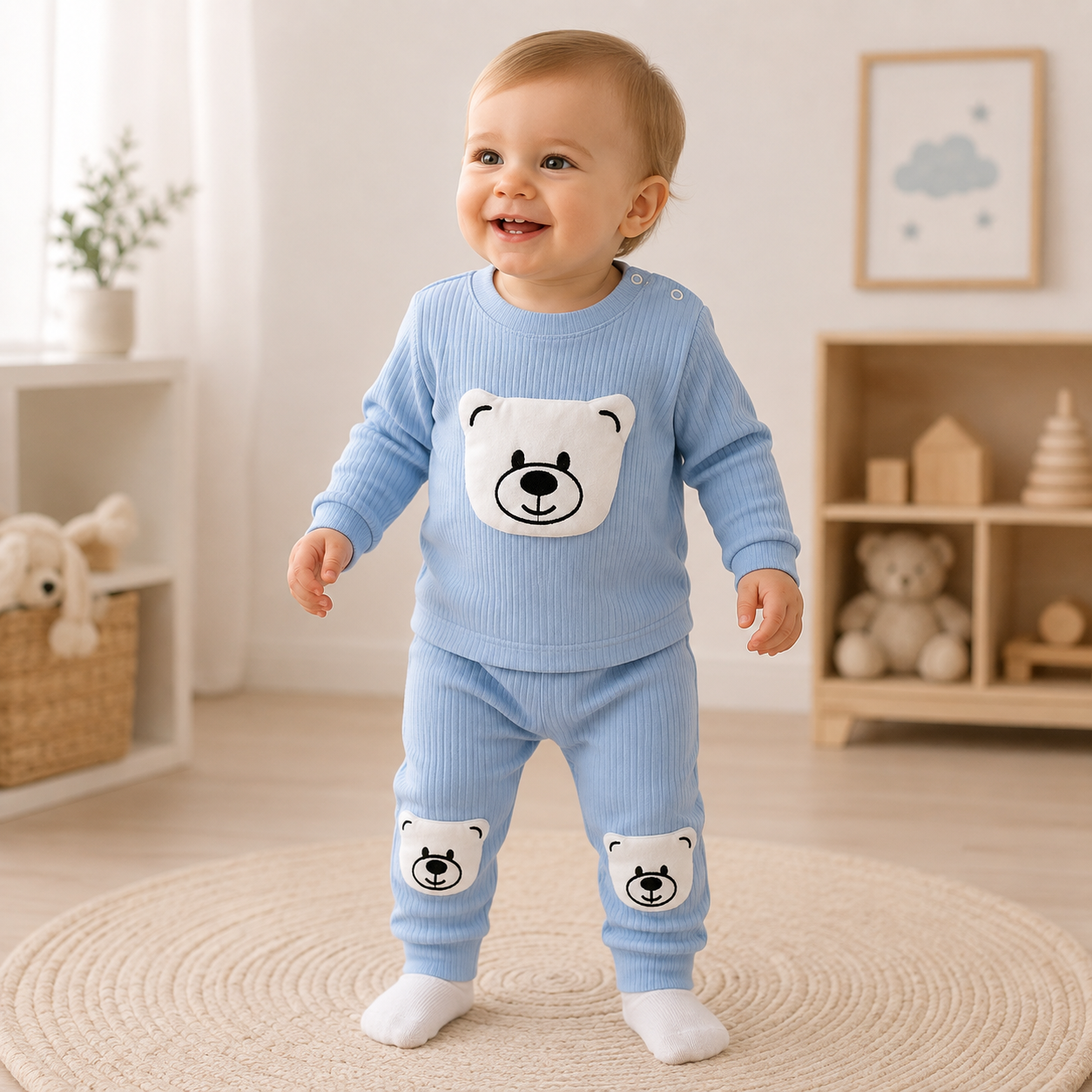 Jungen Outfit Set Bärchen