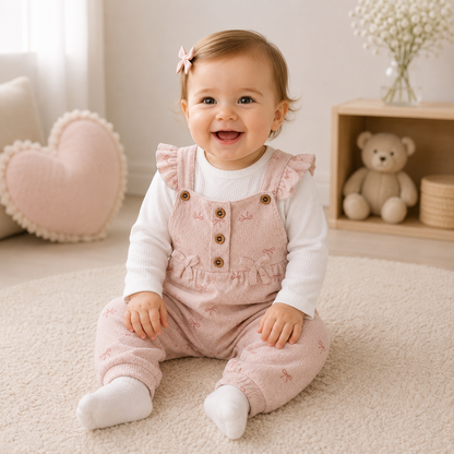 Baby Outfit Set Schleifen