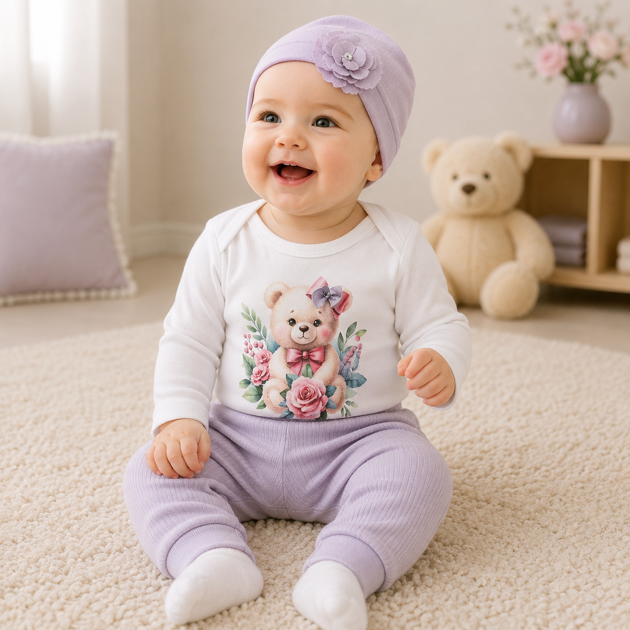 Baby Outfit Set Teddybär