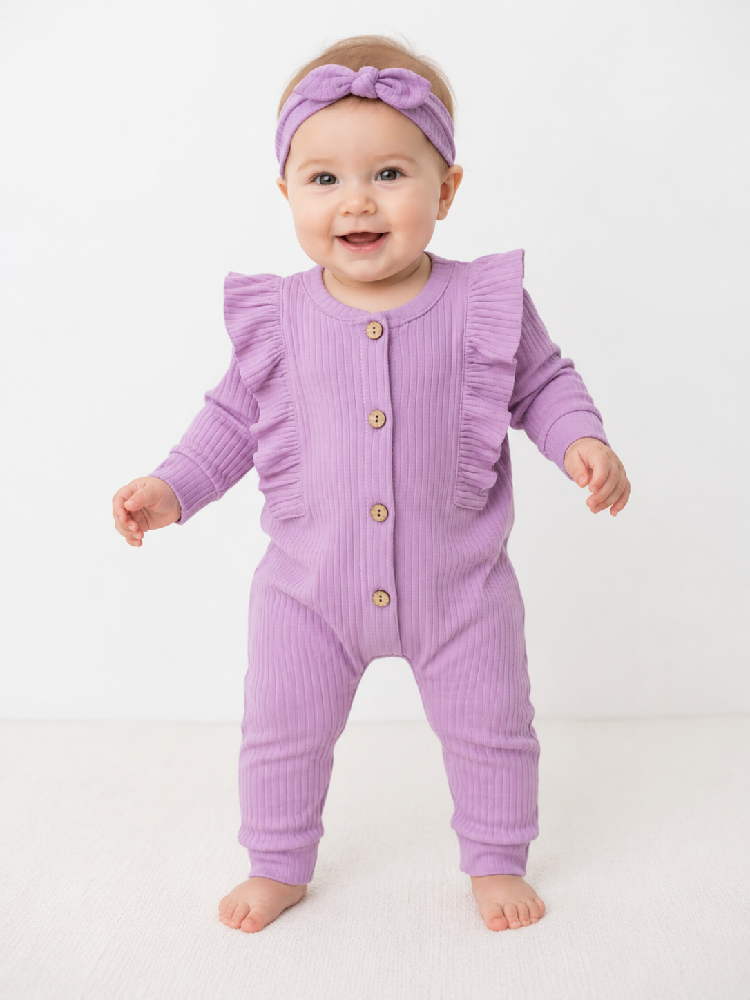 Baby Overall Rippoptik Haarband