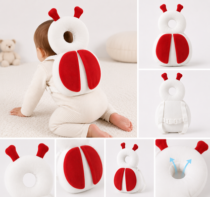 Baby Kopfschutzrucksack Marienkäfer