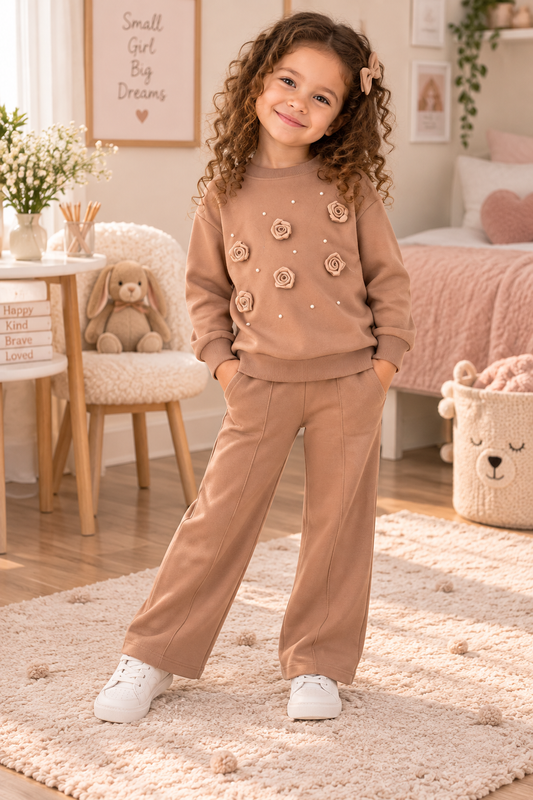 Zweiteiliges Outfit-Set für Mädchen – stylisch & super bequem 🌸