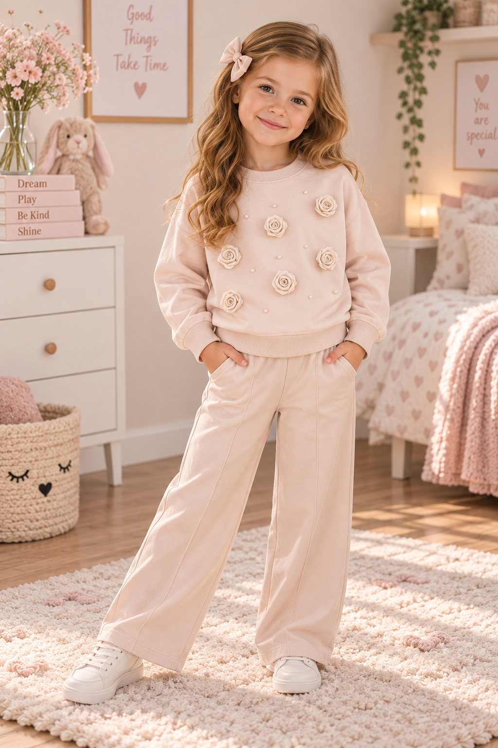 Zweiteiliges Outfit-Set für Mädchen – stylisch & super bequem 🌸