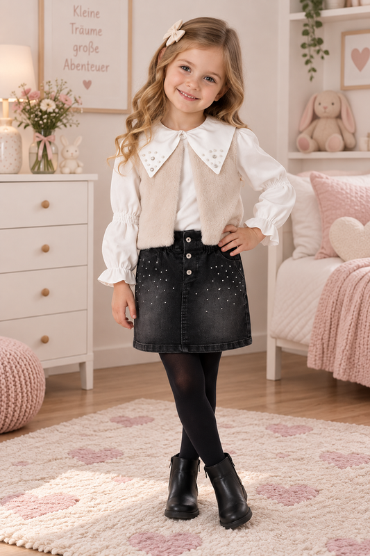 🧵 Produkttitel Mädchen Outfit Set – elegant & modern (3-teilig) 👧✨