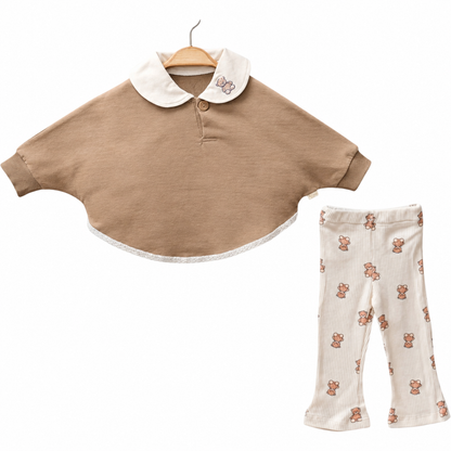 Baby Mädchen Set Teddybär