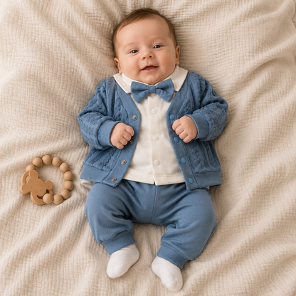 Baby Jungen Set Fliege