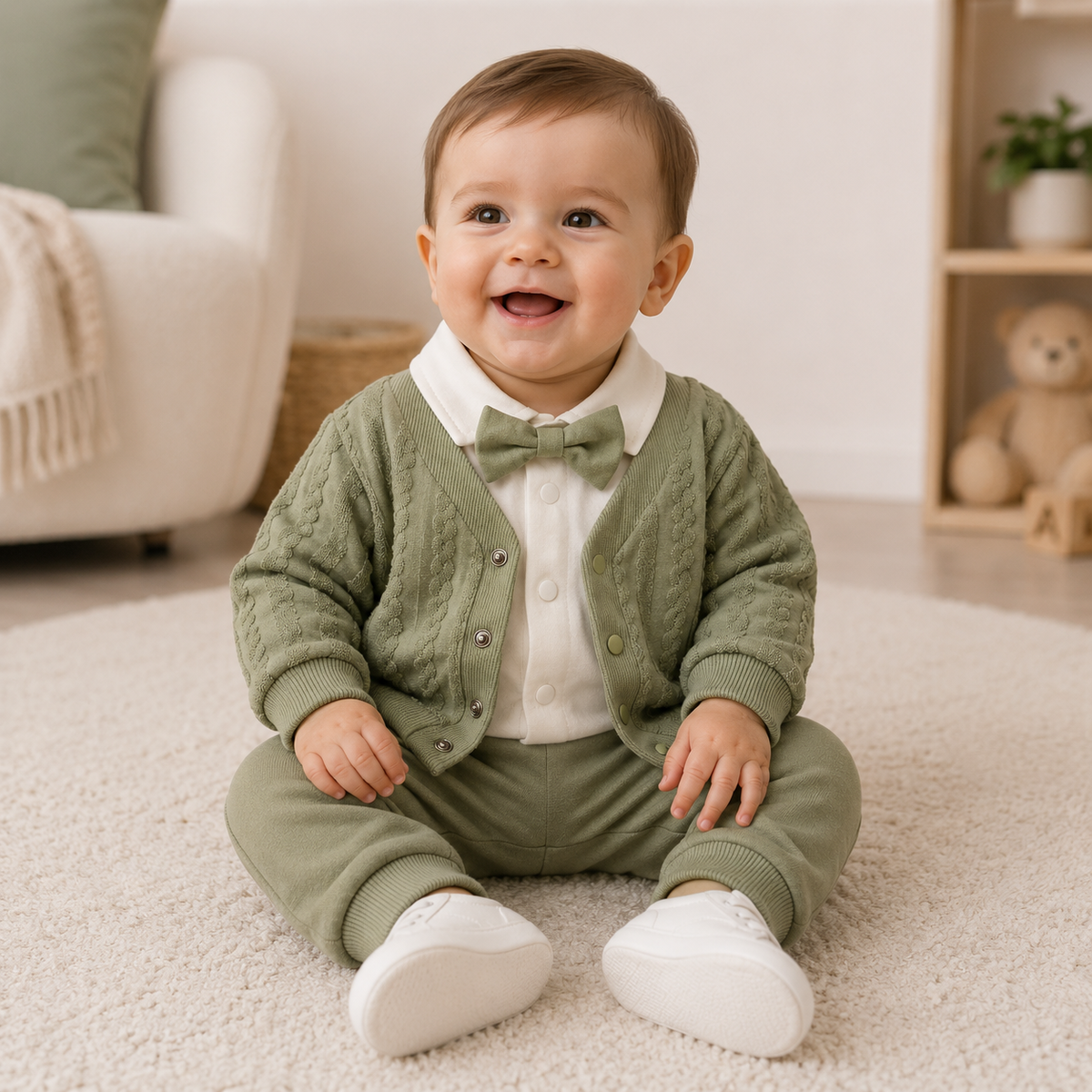 Baby Jungen Set Fliege