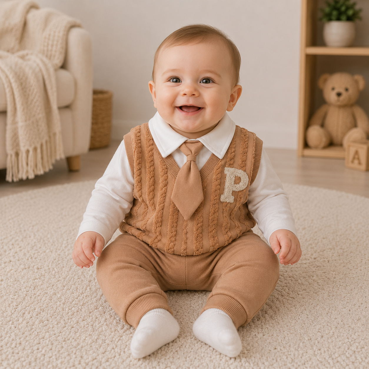 Baby Jungen Set Krawatte