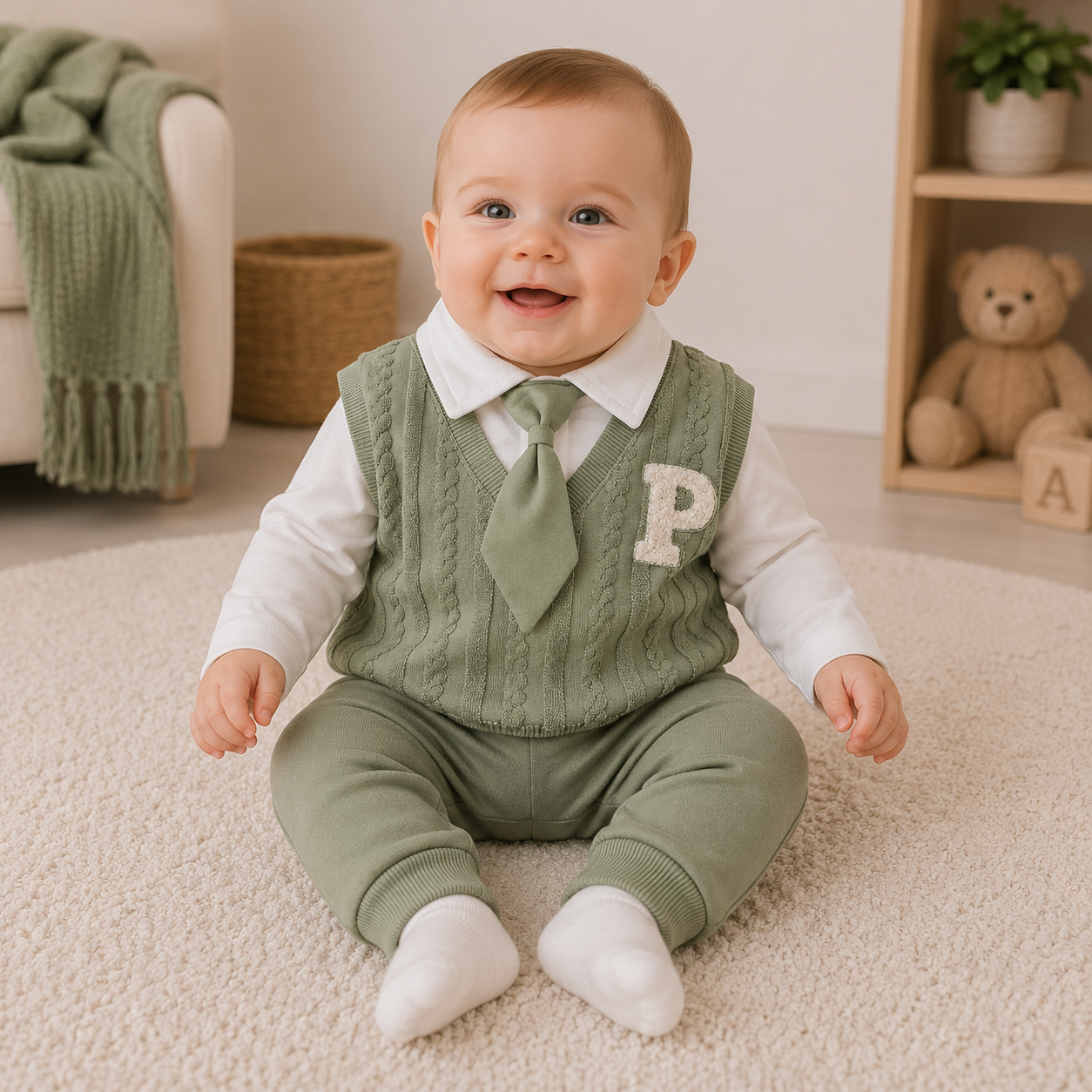 Baby Jungen Set Krawatte