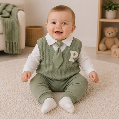Baby Jungen Set Krawatte