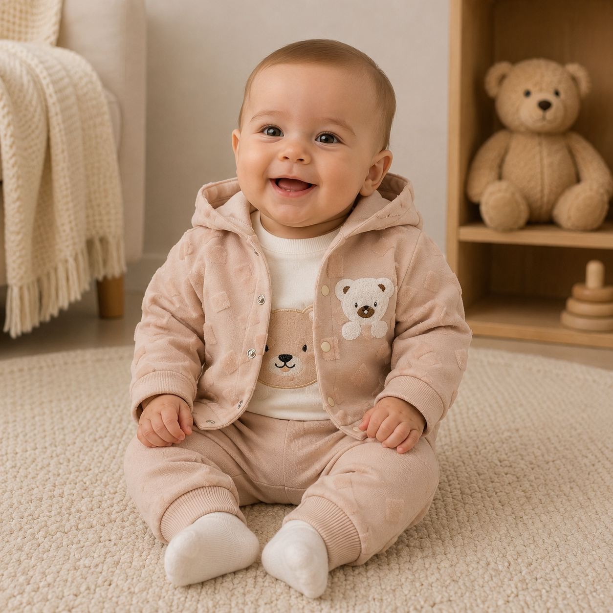 Baby Jungen Set Bär