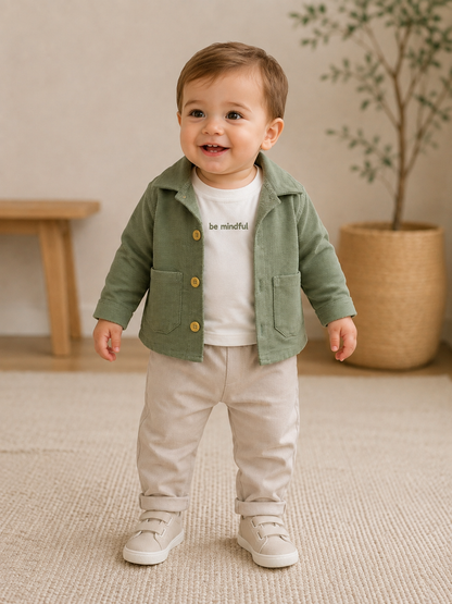 Baby Jungen Set Grün