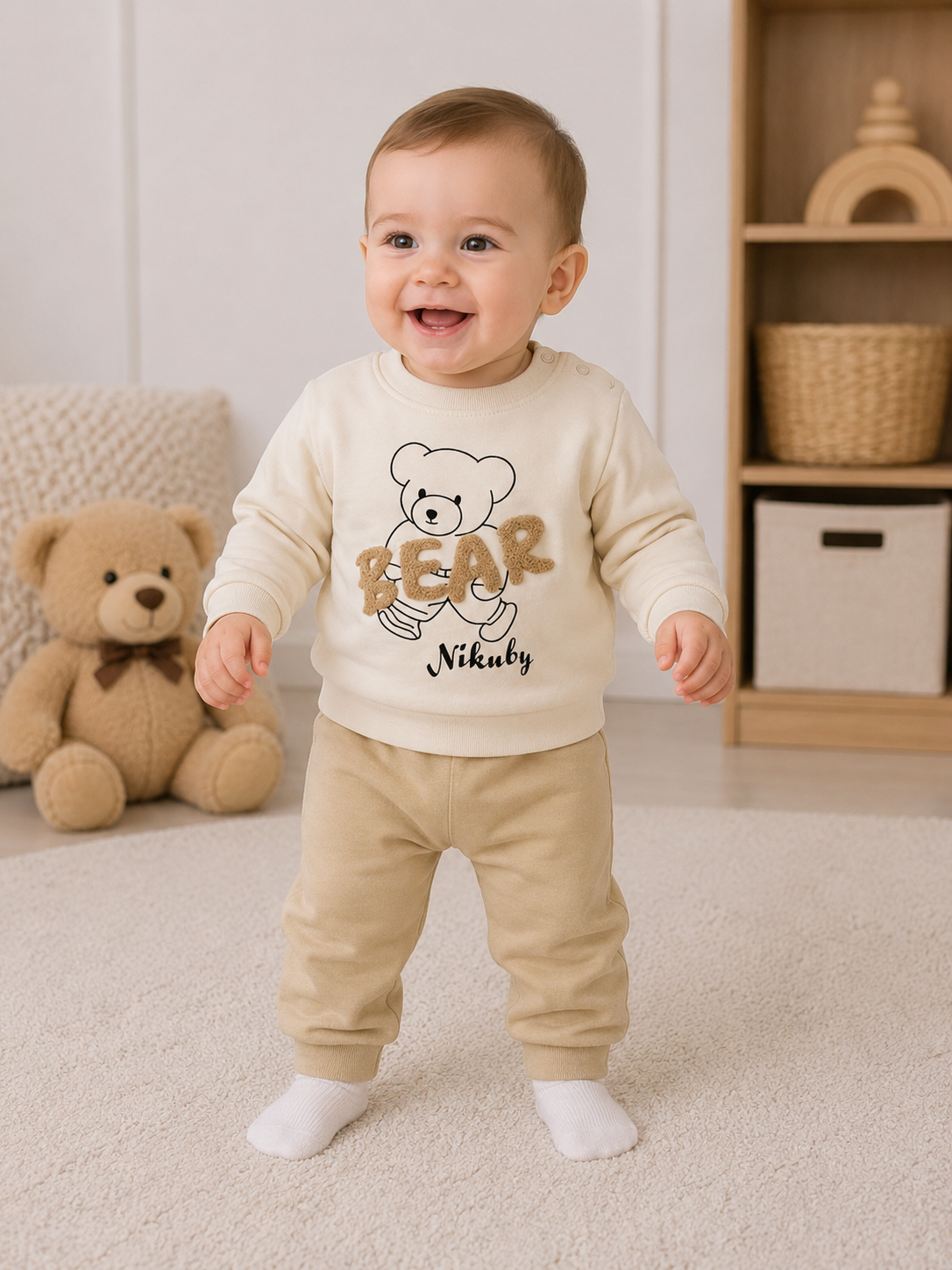 Baby Set Baumwolle Bär