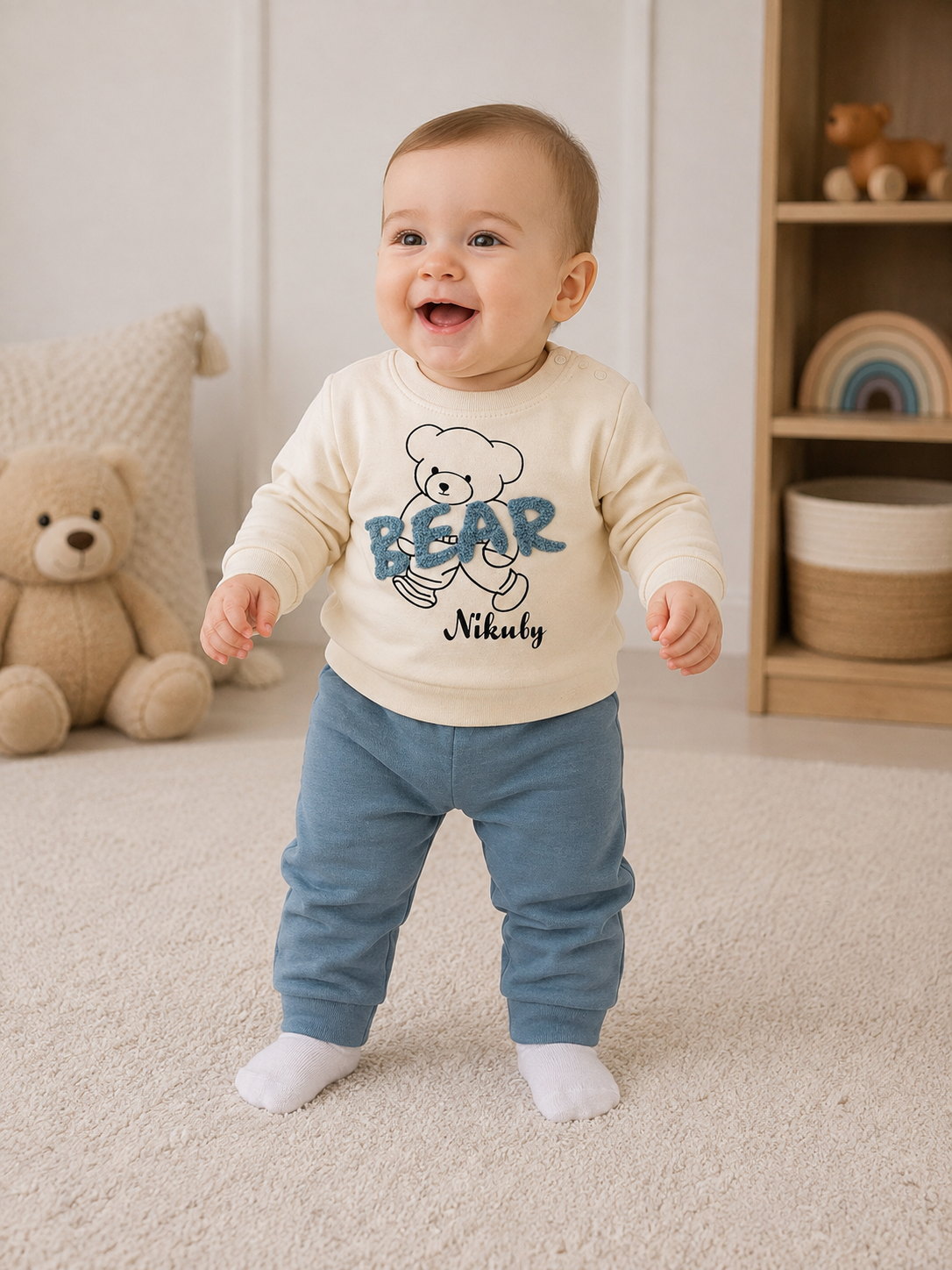 Baby Set Baumwolle Bär