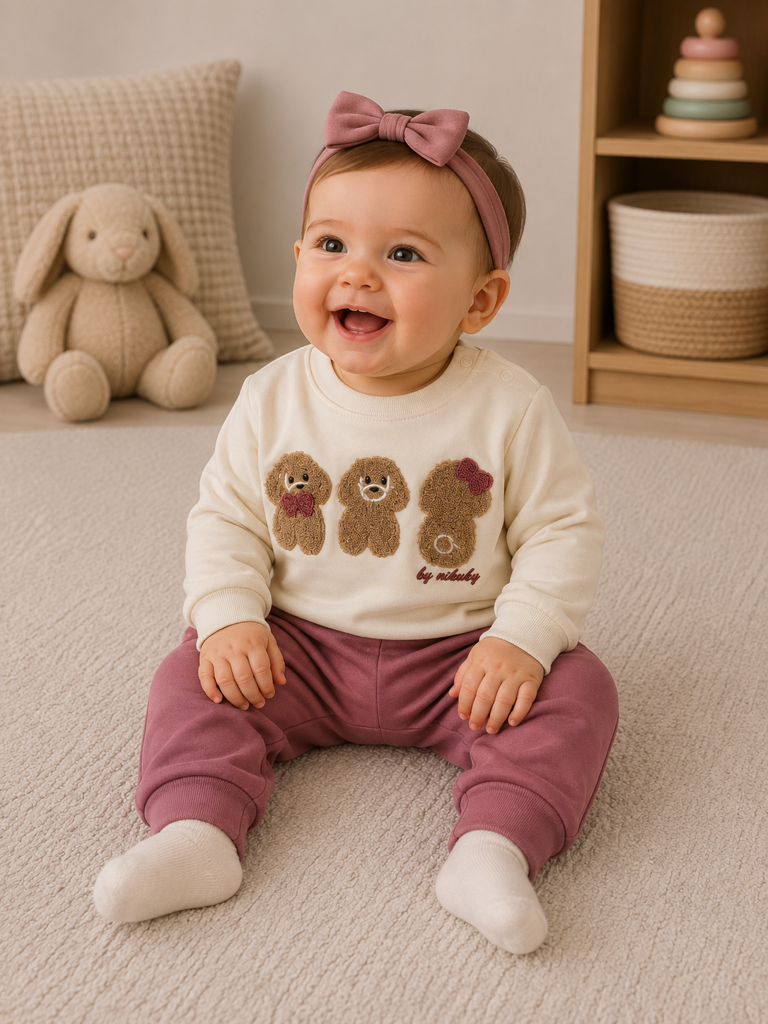 Baby Set Baumwolle Hunde