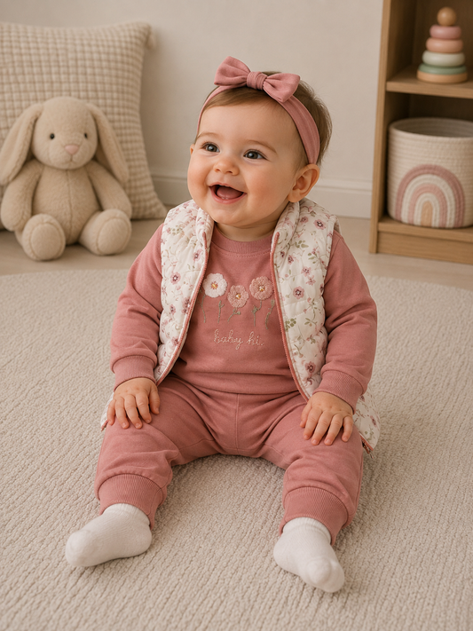 Baby Jogger Set Blumenweste