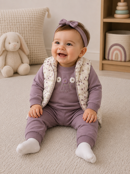 Baby Jogger Set Blumenweste