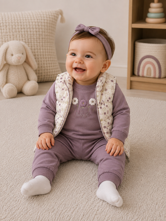 Baby Jogger Set Blumenweste
