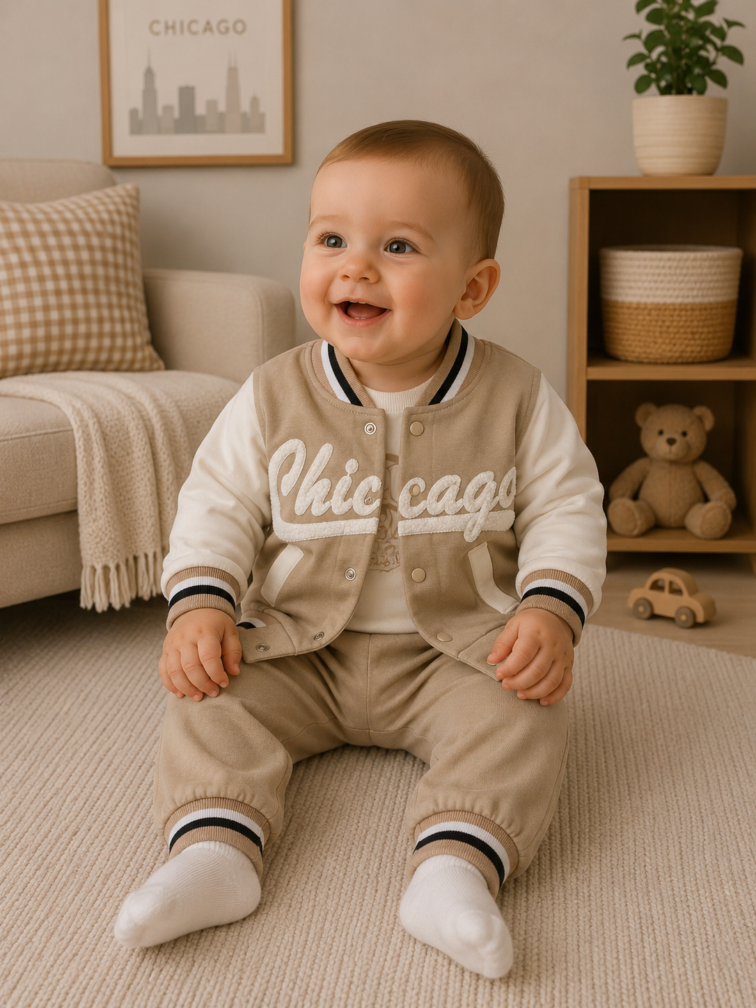 Baby Set Collegejacke Chicago