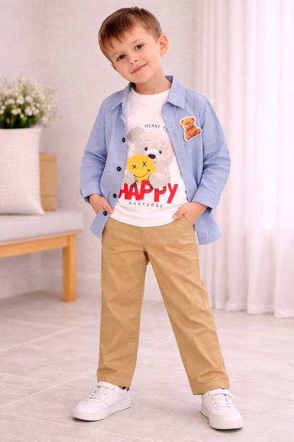 Kinder Set Hemd T-Shirt Hose