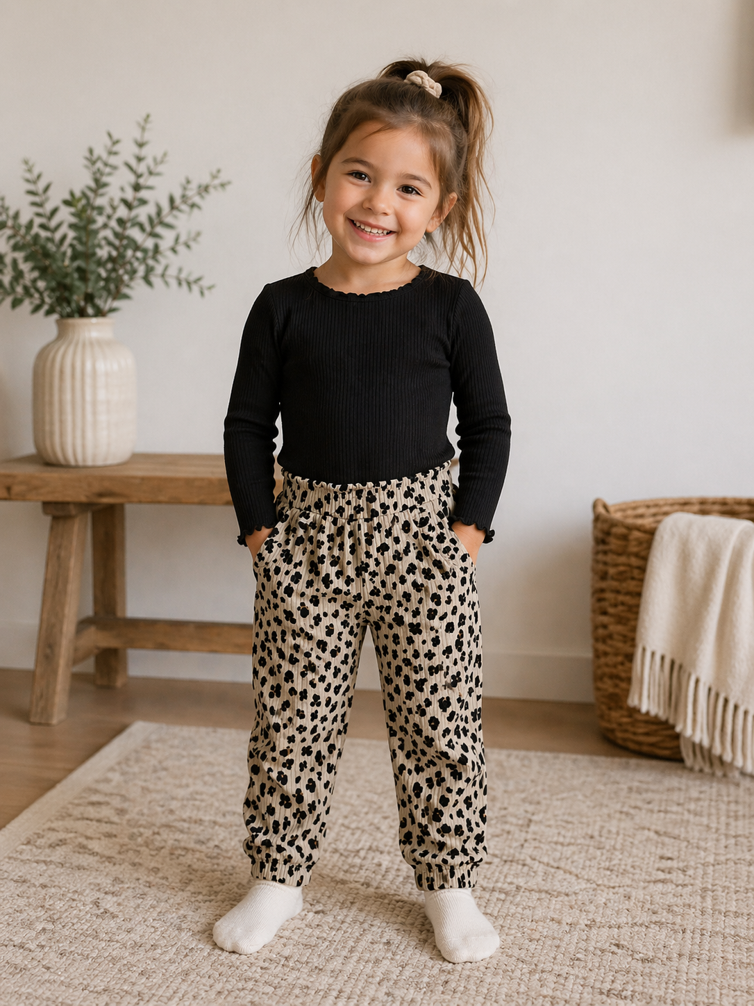Mädchen Hose in verschiedenen Farben & Mustern 👧✨