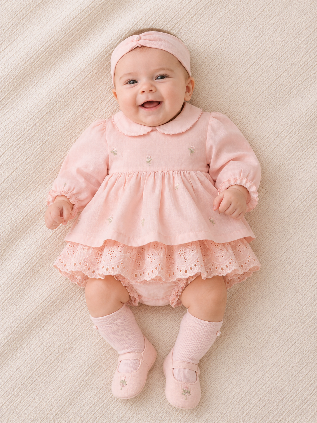 Baby Mädchen Set Rosa