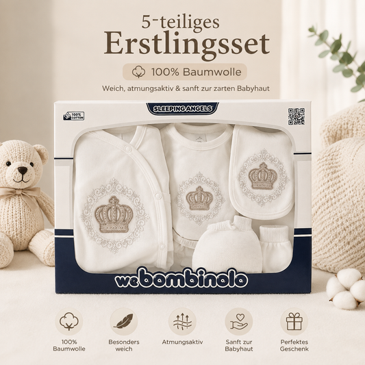 Erstlingsset Krone Beige