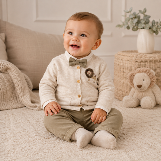 Baby Jungen Set Löwe