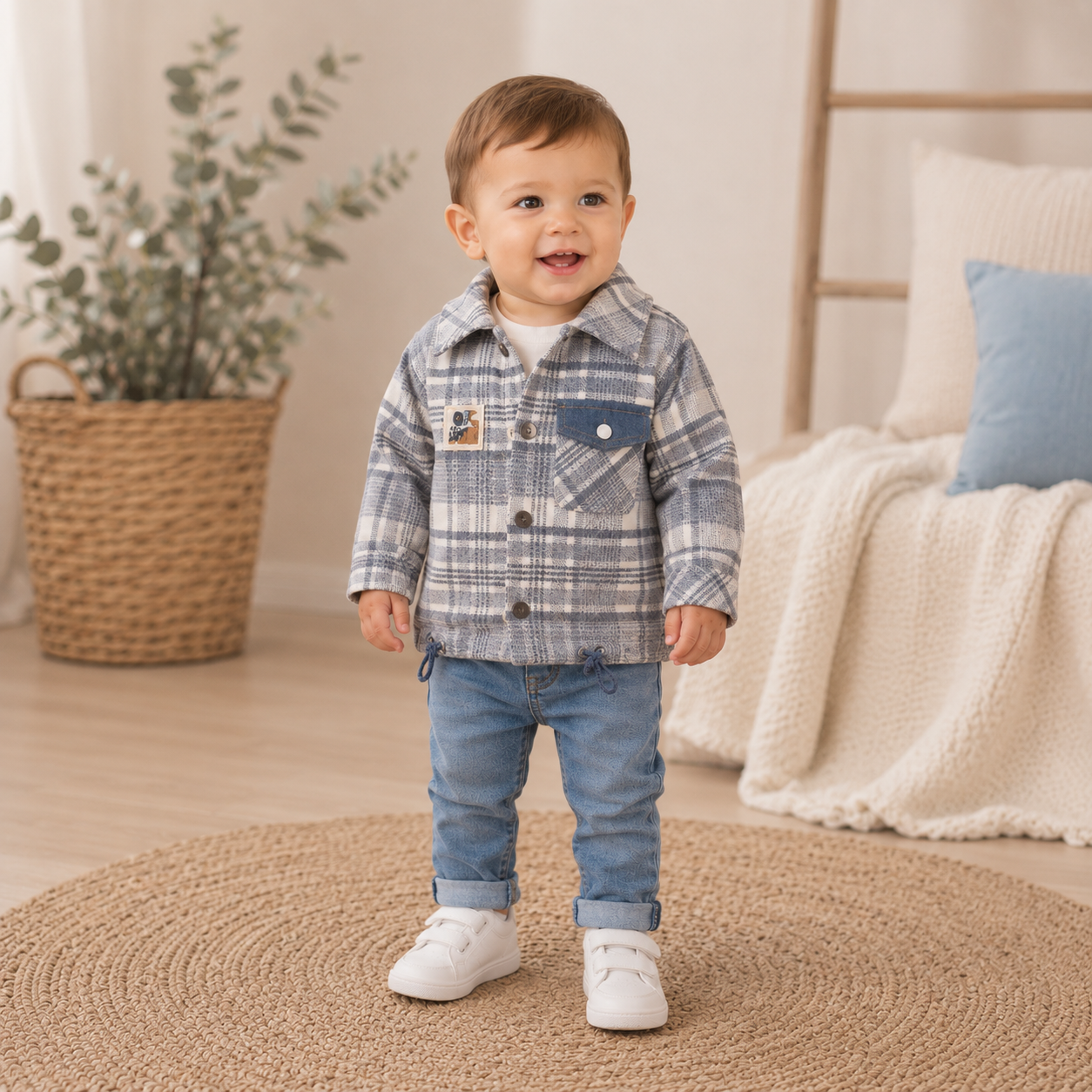 Baby Jungen Set Karo