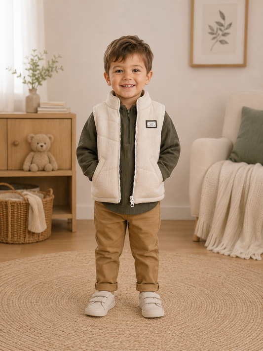 Jungen Set Weste Dreiteilig