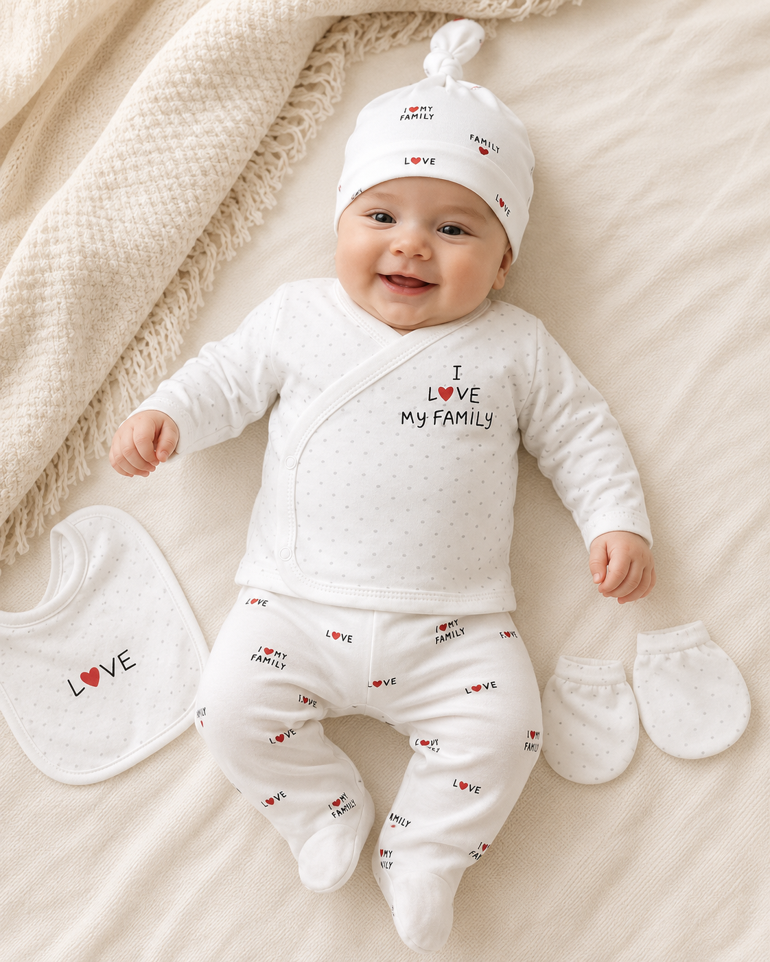 Erstlingsset Unisex 5-teilig