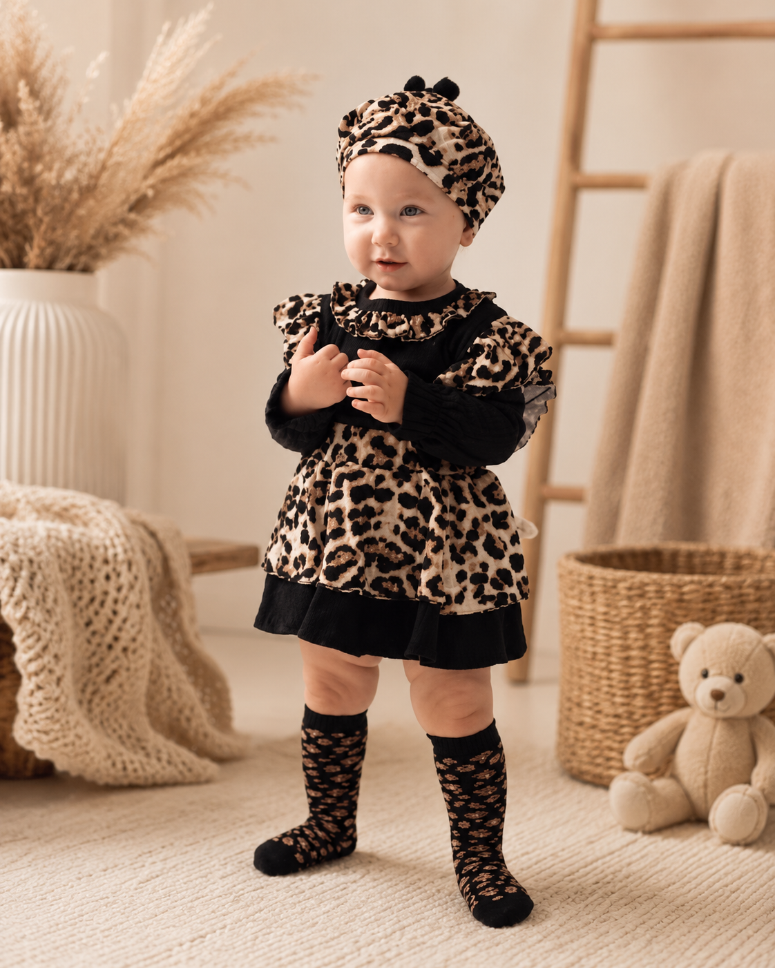 Outfit Set Leo Mütze