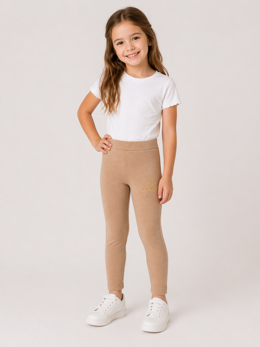 Mädchen Leggings – dick, warm & bequem 👧🧡