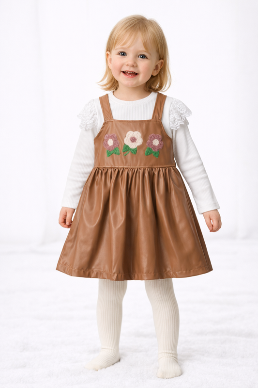 2-teiliges Outfit-Set für Mädchen – Kleid & Oberteil 🌸👧