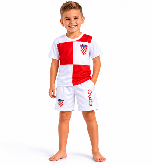 Trikot Set Kroatien Print